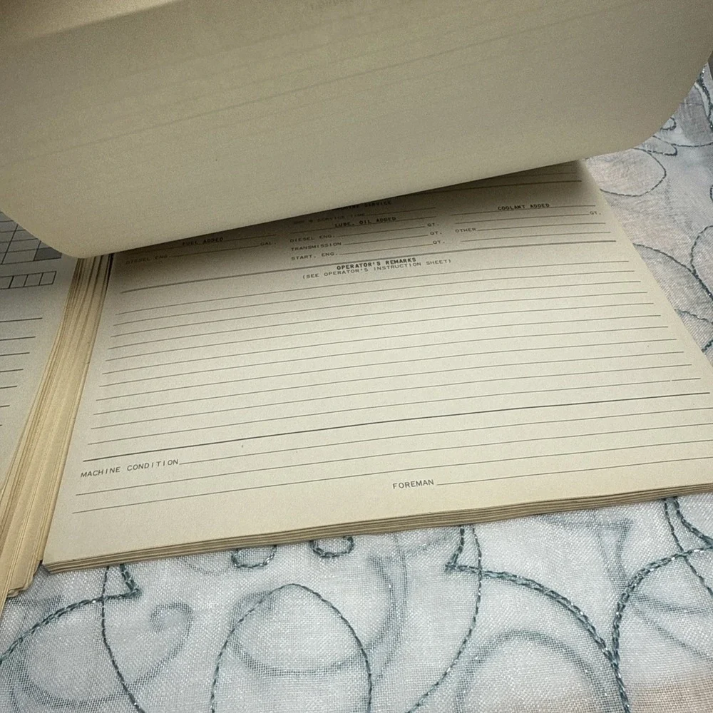 VTG Operator Daily Report‎ Log Book Industrial Safety Forms For Workplace